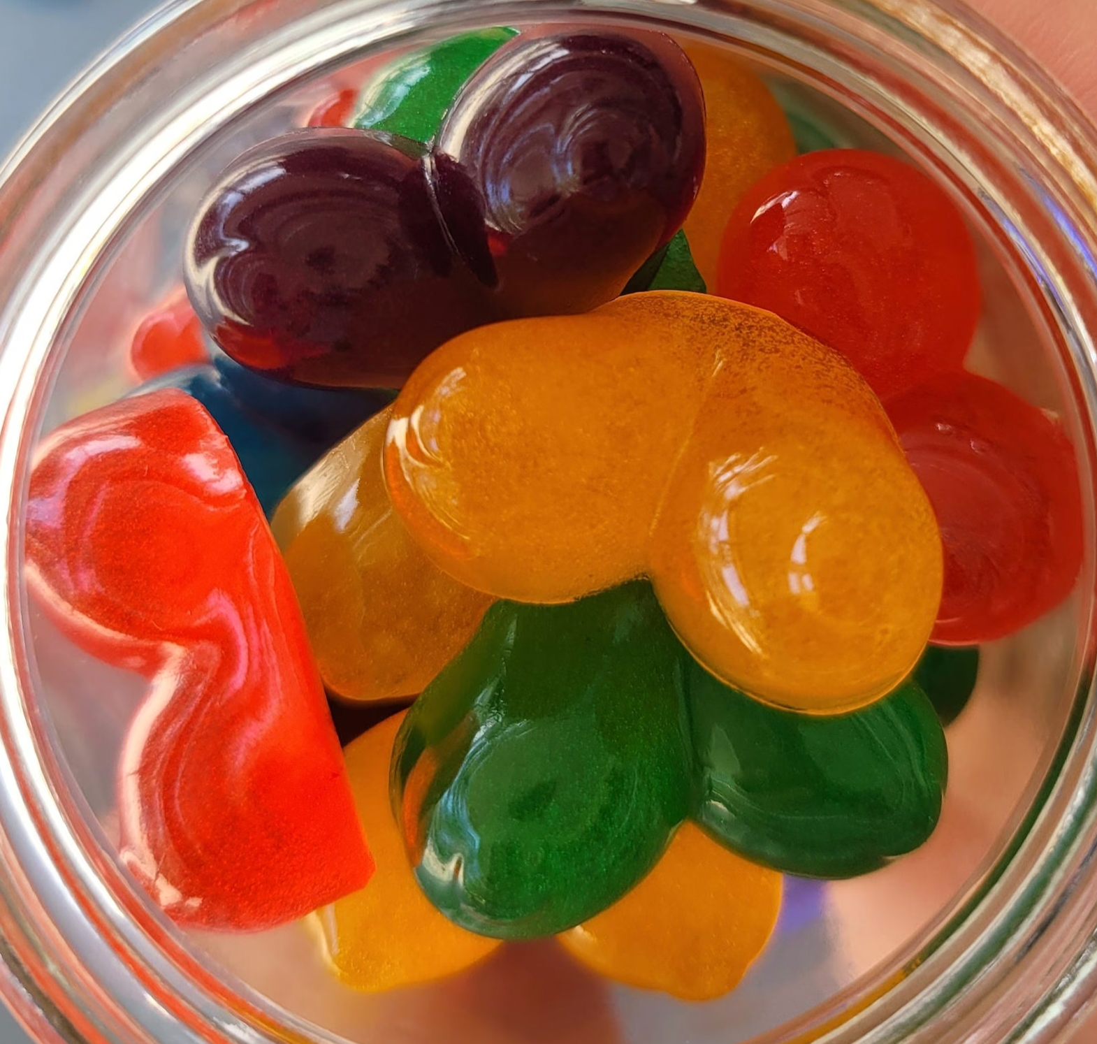  Fruity Flavored Gummy Candy Boobs - Great Bachelor